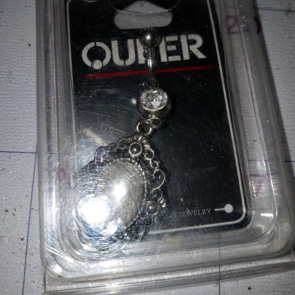 OUFER BELLY BUTTON RING - Picture 2 of 6